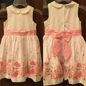 Janie & Jack white dress w/flowers